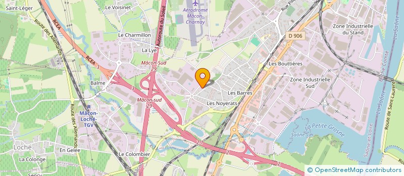 localisation de l'entreprise MICHAUD DEVELOPPEMENT  MACON