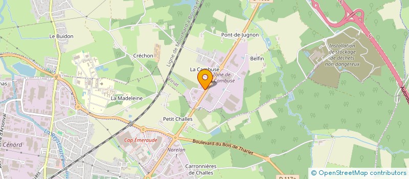 localisation de l'entreprise MICHAUD EXPORT à VIRIAT