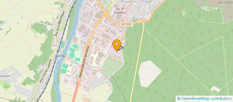 localisation de l'entreprise MICHAUD S.A. à COMPIEGNE