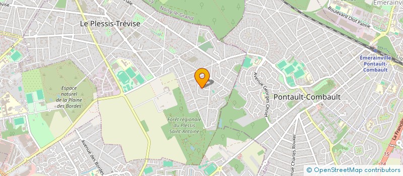 localisation de l'entreprise MICHAUD TRANSPORT ET VTC  LE PLESSIS-TREVISE