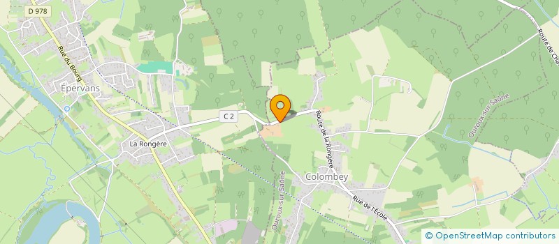 localisation de l'entreprise MICHAUDET-CADUS  OUROUX-SUR-SAONE