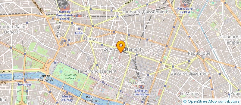 localisation de l'entreprise MICHAUX GESTION PARIS à PARIS