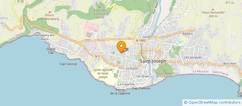 localisation de l'entreprise MICHCA à SAINT-JOSEPH