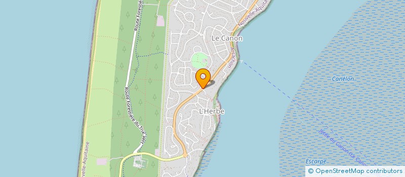 localisation de l'entreprise MICHE COFFEE  LEGE-CAP-FERRET