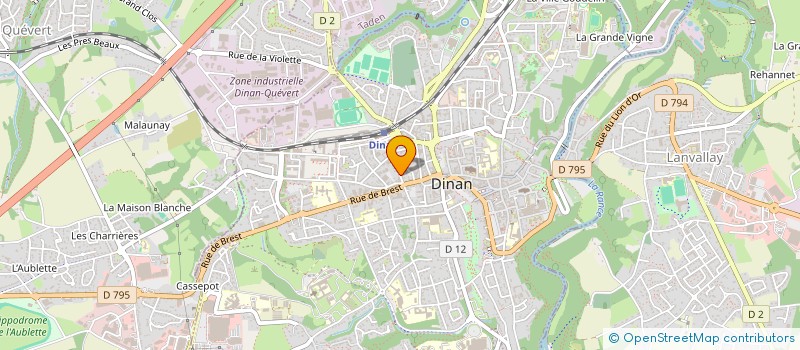 localisation de l'entreprise MICHEAU  DINAN