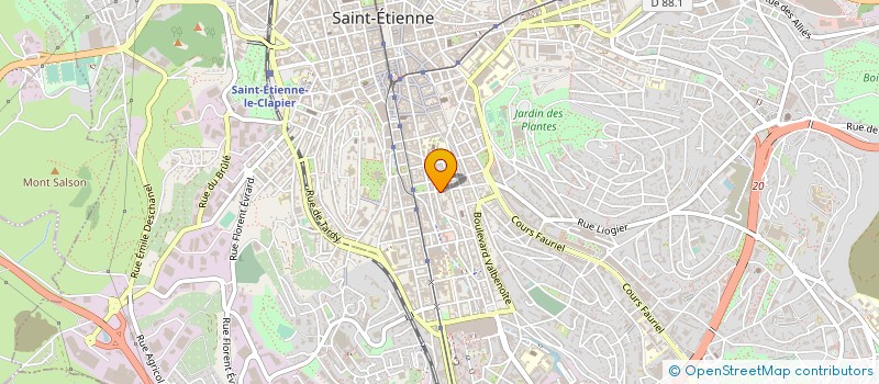 localisation de l'entreprise MICHEL  SAINT-ETIENNE