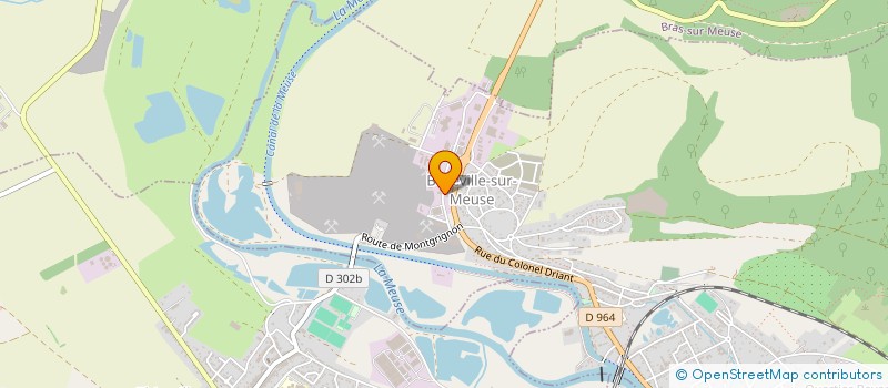 localisation de l'entreprise MICHEL 2 M à BELLEVILLE-SUR-MEUSE