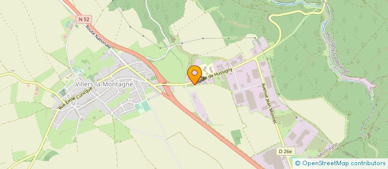 localisation de l'entreprise MICHEL à VILLERS-LA-MONTAGNE
