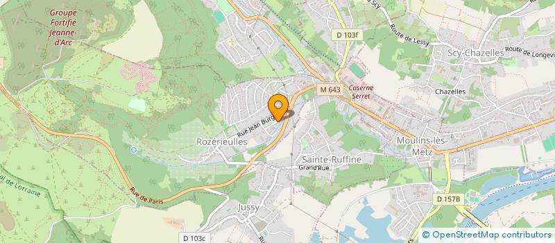 localisation de l'entreprise MICHEL  ROZERIEULLES