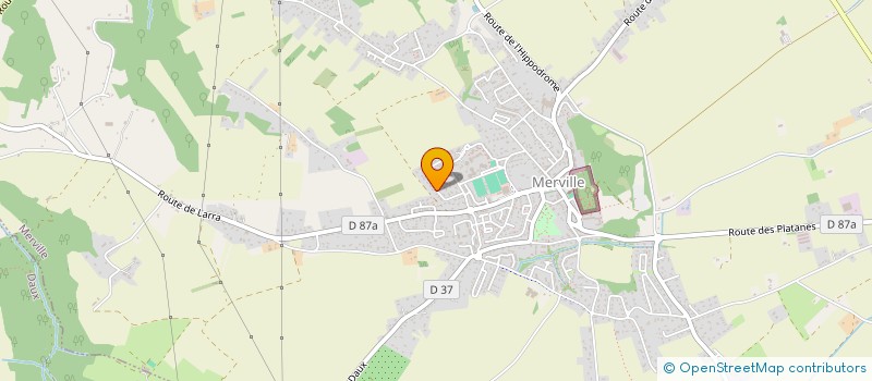 localisation de l'entreprise MICHEL  MERVILLE