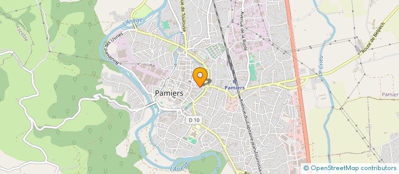 localisation de l'entreprise MICHEL à PAMIERS