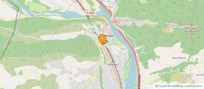 localisation de l'entreprise MICHEL  SISTERON