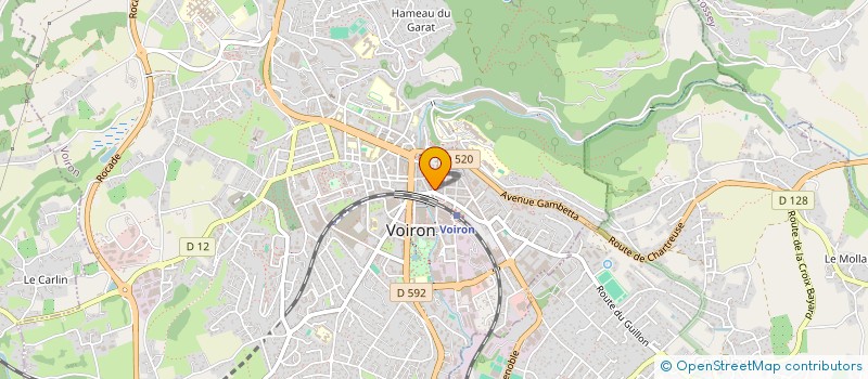 localisation de l'entreprise MICHEL à VOIRON