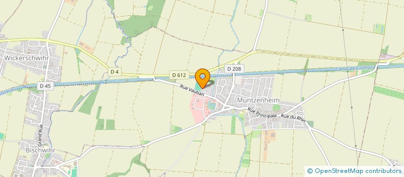 localisation de l'entreprise MICHEL  MUNTZENHEIM
