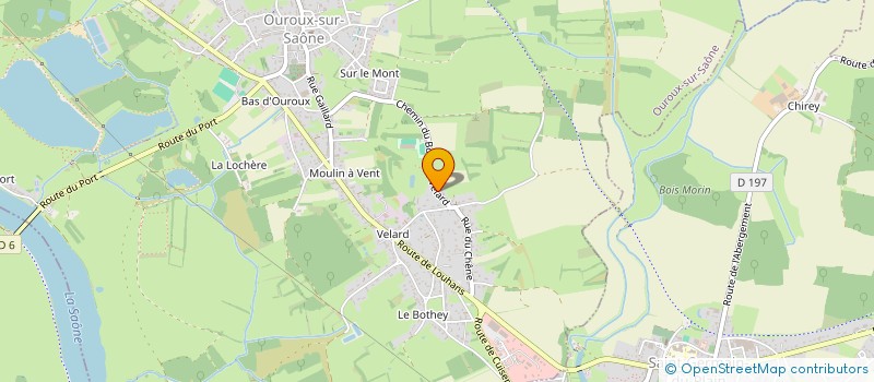 localisation de l'entreprise MICHEL  OUROUX-SUR-SAONE