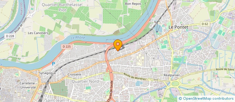 localisation de l'entreprise MICHEL  LE PONTET