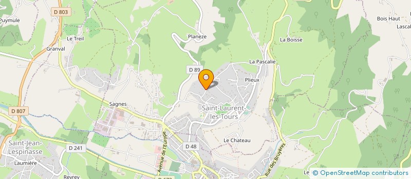 localisation de l'entreprise MICHEL  SAINT-LAURENT-LES-TOURS