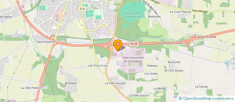 localisation de l'entreprise MICHEL  MONTERTELOT