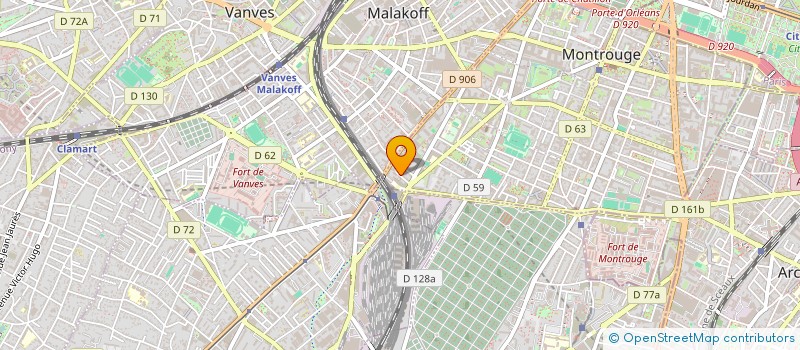 localisation de l'entreprise MICHEL ALMERAS CREATION à MONTROUGE