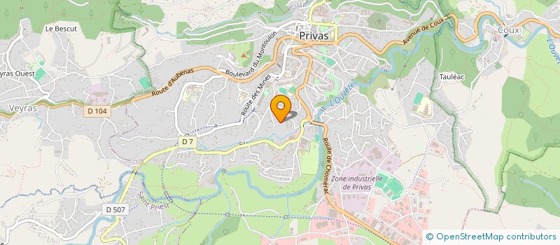 localisation de l'entreprise MICHEL-ANGE IMMOBILIER  PRIVAS