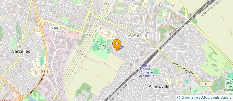 localisation de l'entreprise MICHEL ASSISTANCE  VILLIERS-LE-BEL