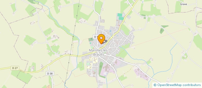 localisation de l'entreprise MICHEL AUBERT  MAROLLES-LES-BRAULTS