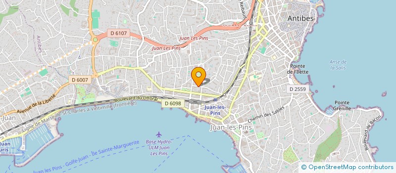 localisation de l'entreprise MICHEL BARRETT CMPA  ANTIBES