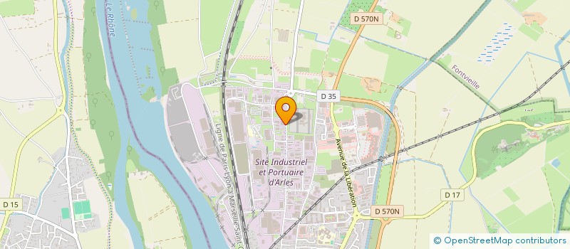 localisation de l'entreprise MICHEL BERTHIER IMPRIMEUR  ARLES