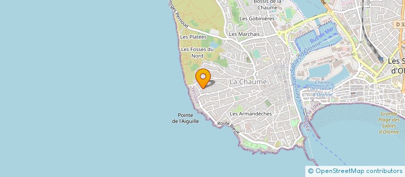 localisation de l'entreprise MICHEL BERTHOME à LES SABLES D'OLONNE