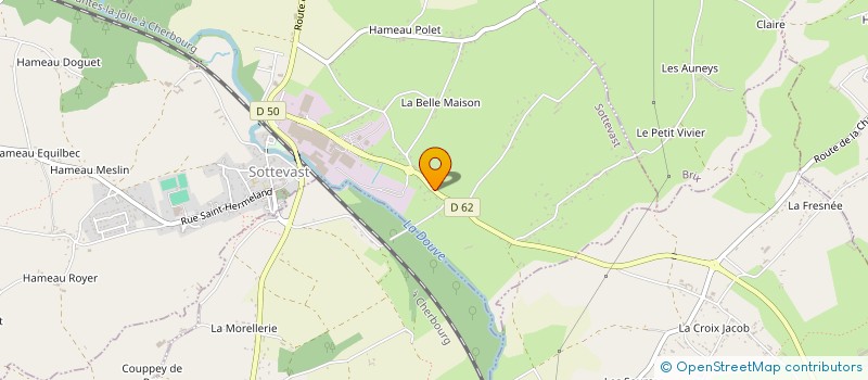 localisation de l'entreprise MICHEL BESNARD ET FILS  SOTTEVAST
