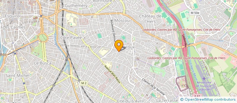 localisation de l'entreprise MICHEL BONAVENTURE à TOULOUSE