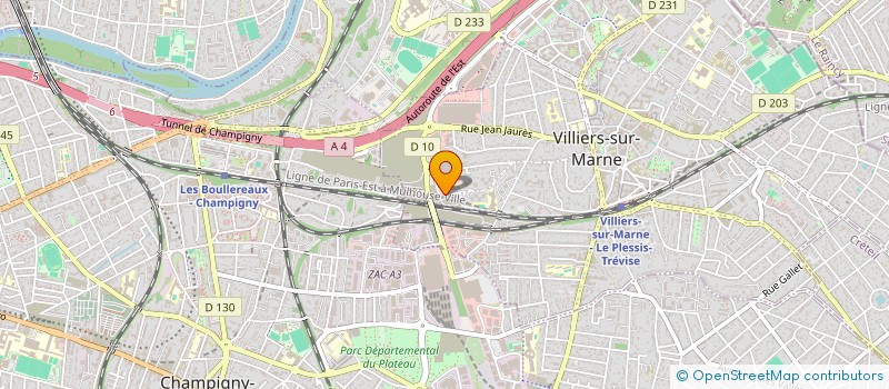 localisation de l'entreprise MICHEL BORIE DISTRIBUTION  VILLIERS-SUR-MARNE