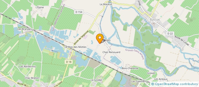 localisation de l'entreprise MICHEL BOURGEOIS  SAINT-MEME-LES-CARRIERES