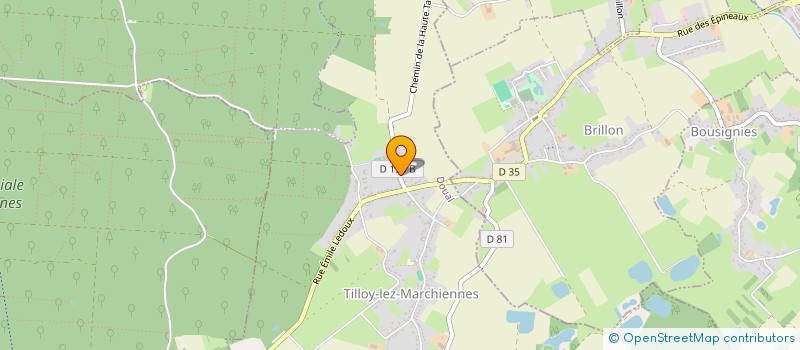 localisation de l'entreprise MICHEL BRASSEUR ENTREPRISE à TILLOY-LEZ-MARCHIENNES