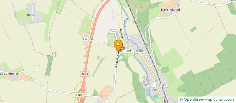 localisation de l'entreprise MICHEL - CADINOT  MANEHOUVILLE