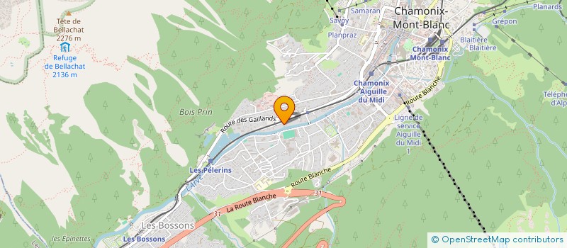 localisation de l'entreprise MICHEL CAILLETON  CHAMONIX-MONT-BLANC