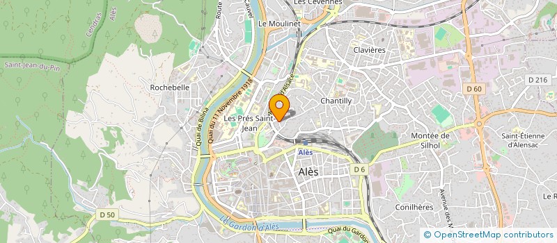 localisation de l'entreprise MICHEL CAMPANA à ALES