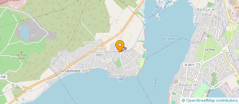 localisation de l'entreprise MICHEL CCP  BOUZIGUES