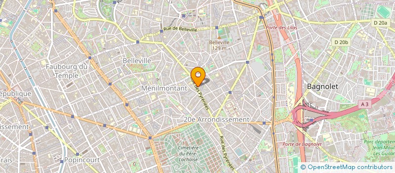 localisation de l'entreprise MICHEL CLARK  PARIS