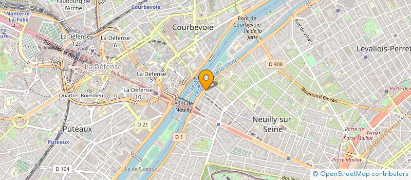 localisation de l'entreprise MICHEL CLOUD LOCATION & BROKERAGE  NEUILLY-SUR-SEINE