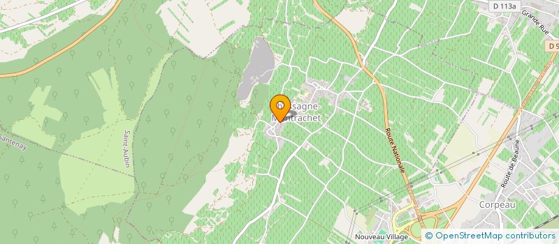 localisation de l'entreprise MICHEL COUTOUX à CHASSAGNE-MONTRACHET