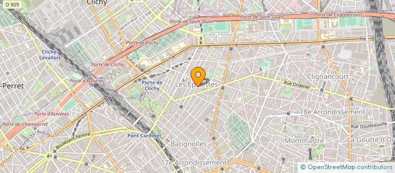 localisation de l'entreprise MICHEL COUVERTURE à PARIS