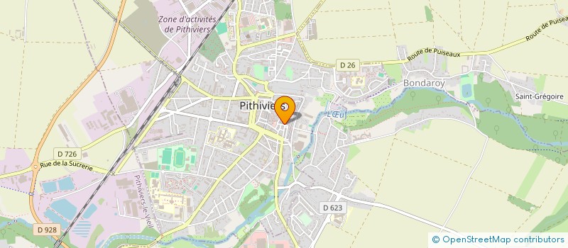 localisation de l'entreprise MICHEL COUVERTURE à PITHIVIERS