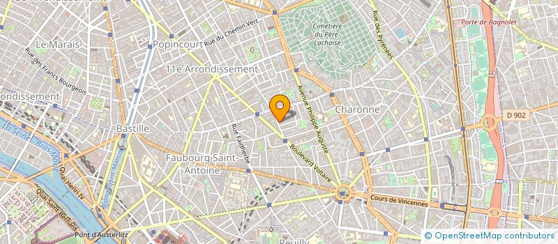 localisation de l'entreprise MICHEL COZIC CONSEIL  PARIS