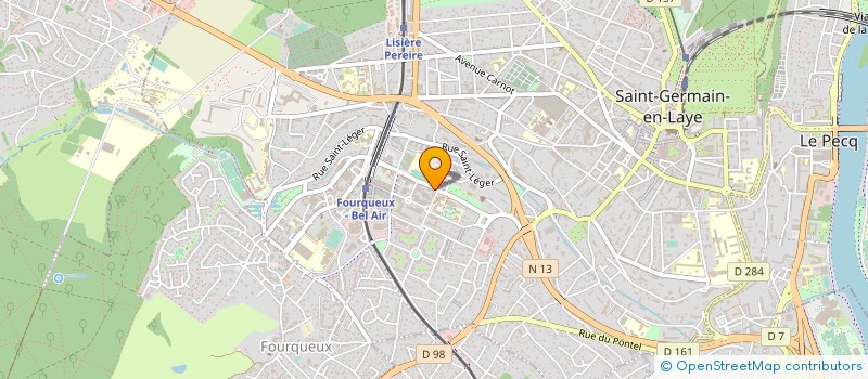 localisation de l'entreprise MICHEL CREUZOT 78 à SAINT-GERMAIN-EN-LAYE