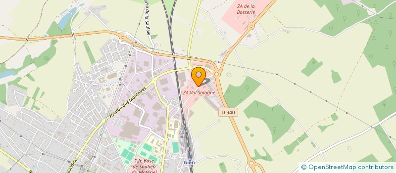 localisation de l'entreprise MICHEL CREUZOT  ORLEANS
