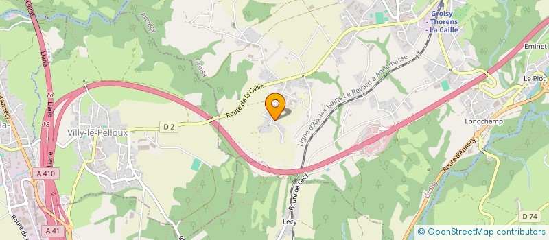 localisation de l'entreprise MICHEL CUSSONNEAU 2823  GROISY