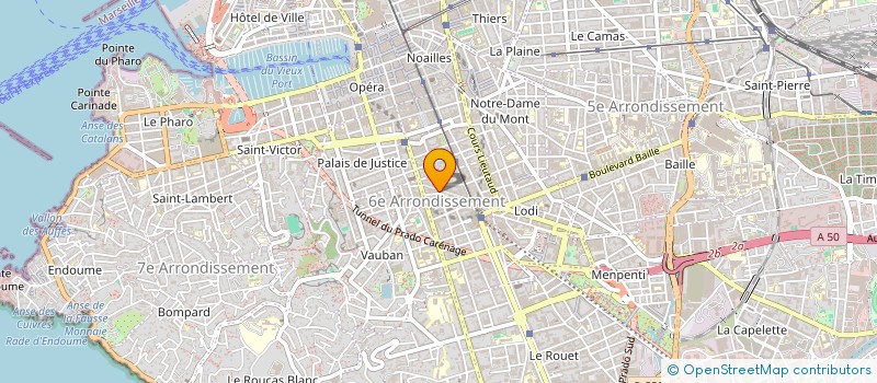 localisation de l'entreprise MICHEL DE CHABANNES TRANSACTION à MARSEILLE