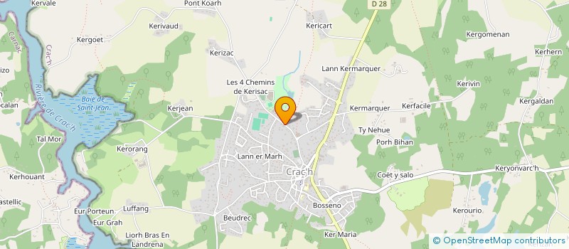 localisation de l'entreprise MICHEL DE VENETES SARL à CRACH