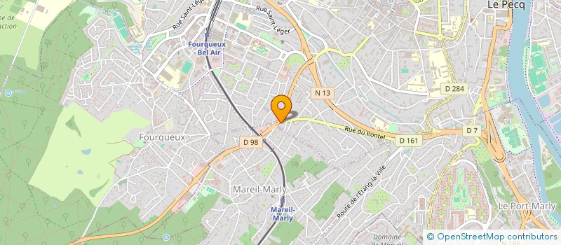 localisation de l'entreprise MICHEL DECO BAT  SAINT-GERMAIN-EN-LAYE